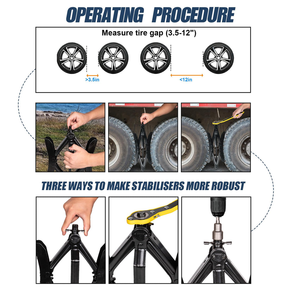 Gickbusus measuring wheel gap guide helps select the right size