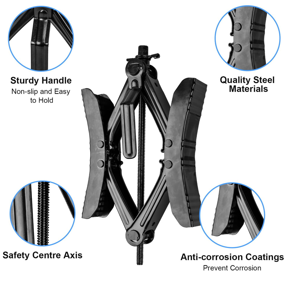 Gickbusus two-stabilizer set ensures balanced support for RV wheels
