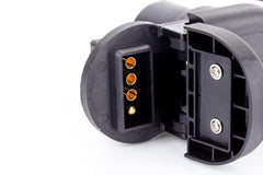 Two connectors for flexible fits across multiple trailers.