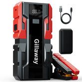 Gillaway 001B jump starter front view for easy handling