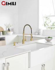 GIMILI deck plate option to cover extra sink holes neatly.