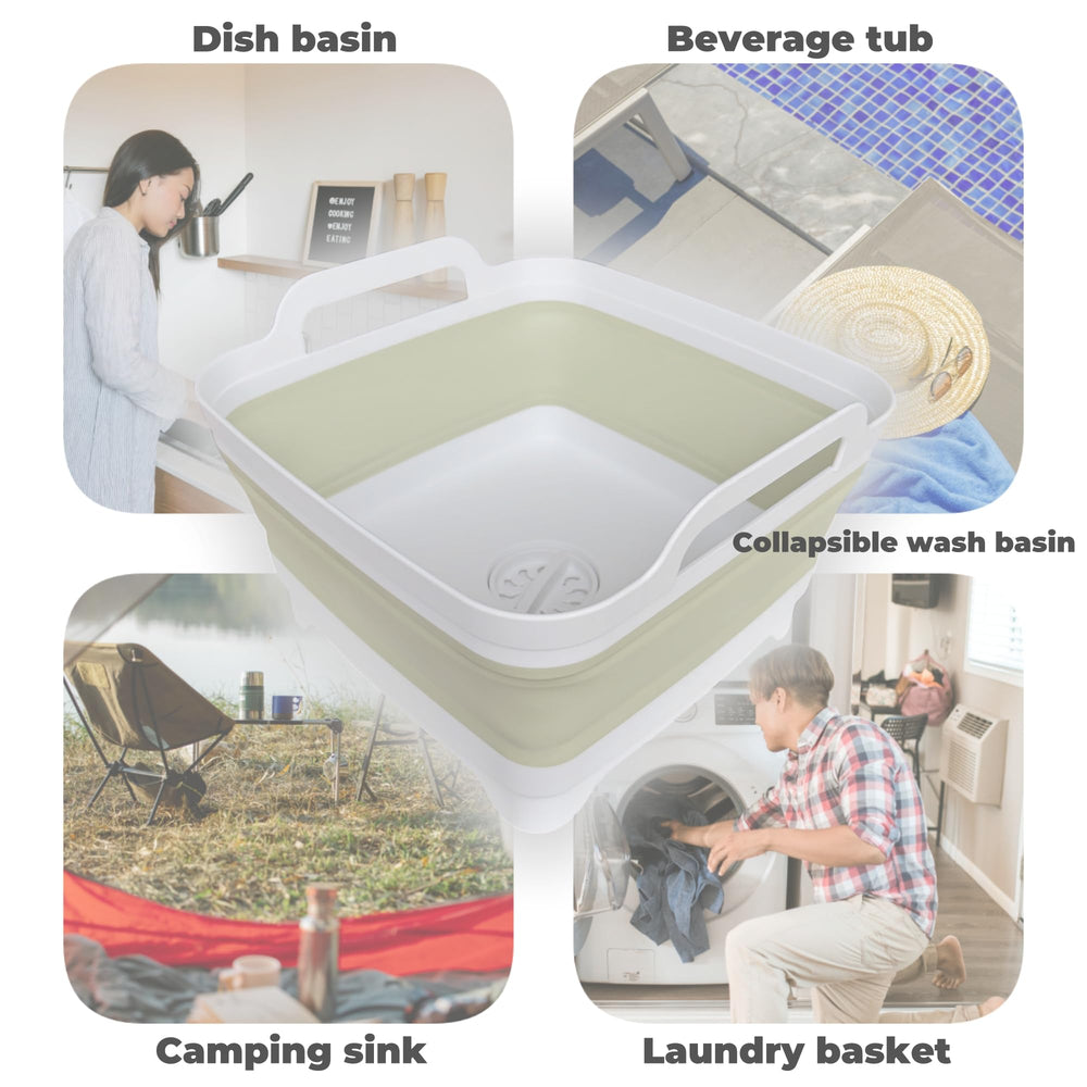 GIMWA wash basin features a twist drain plug for quick water release.