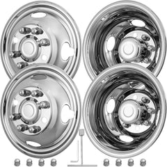 GINDAOLULU 17in wheel simulator front face polished for lasting shine and corrosion resistance