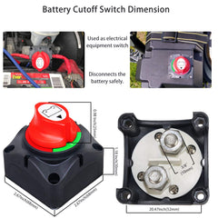 Gioyonil on-off switch with two positions for quick power management.