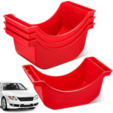 Gisafai oil drain pan wheel set in use for a clean tire service