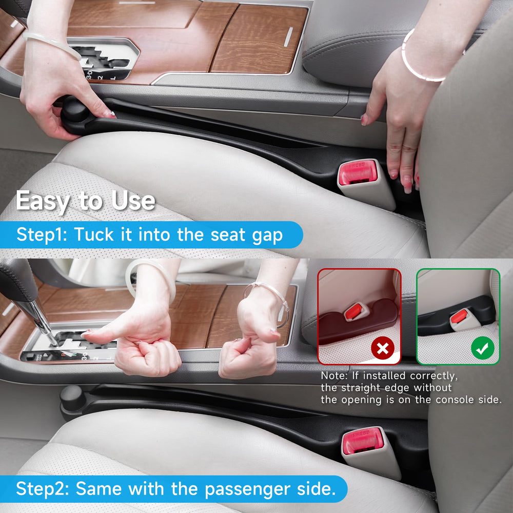Givifive easy install attaches to seat belt catch securely