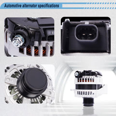 Gjhch alternator vented housing aids cooling during heavy-use driving