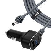 GKP9 Starlink Mini Car Adapter powering Starlink Mini on the road