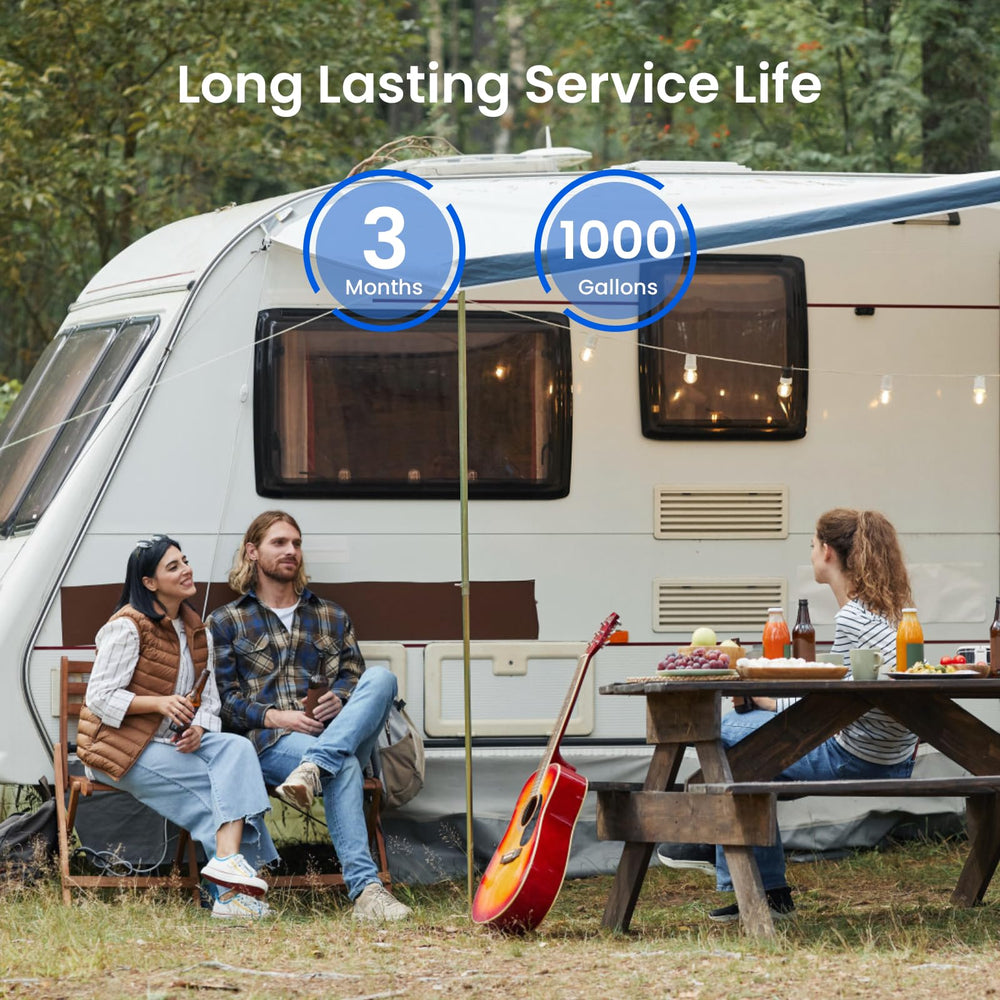 GLACIER FRESH two-pack packaging ideal for RV or boat setups.