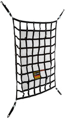 Gladiator Cargo Nets straps close-up show durable hardware for secure tensioning.