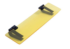 Glare Guard G universal fit visor works with cars, trucks, SUVs, and RVs.