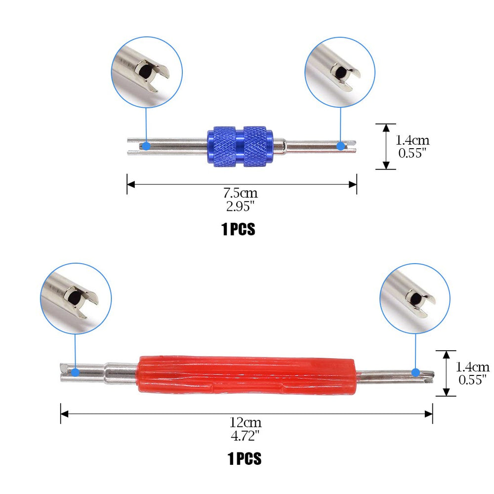 Glarks valve cores 100pcs for fast replacements in most car A/C systems