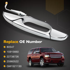 Gledewen 12-month warranty communicates trusted coverage for this exterior door handle.