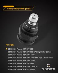 Gledewen ball joint in box closeup, ready for direct replacement and easy install.