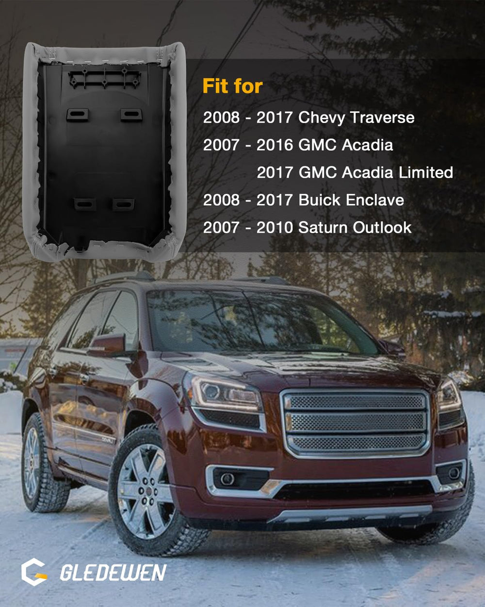 Gledewen Saturn Outlook lid grey helps restore original look and comfort