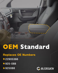 Gledewen center-console-lid-grey for GMC Acadia Limited maintains cabin aesthetics