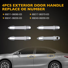 Gledewen packaging for 4-piece Camry handle set.