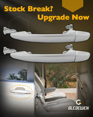 Gledewen chrome plating upgrade increases gloss and oxidation resistance.