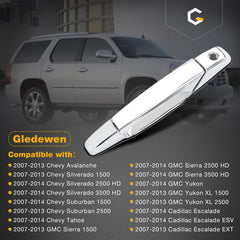 Weather-resistant chrome surface designed to resist rain, sun, and grime.