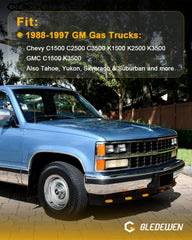 Gledewen compatibility with 1988-1997 GM trucks incl Tahoe and Suburban.