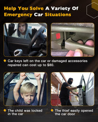 Gledewen interior rear-left door handle, matte black, reliable grip.