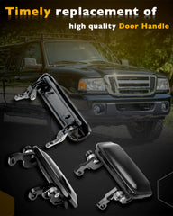 Gledewen door handle set components complete kit for quick installation