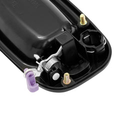 Gledewen door handle set exterior installation visual, ready for front and rear use