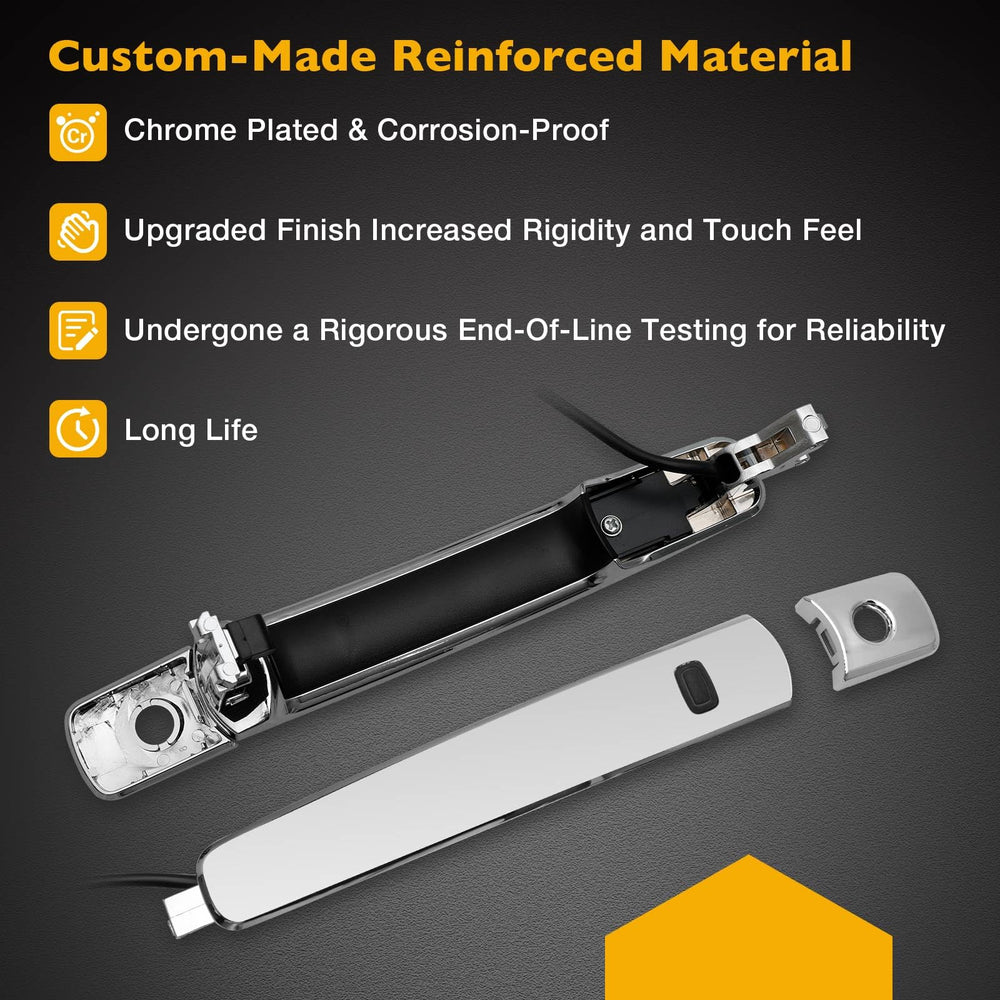 Gledewen driver-side handle with wiring kit for quick Smart Entry installation