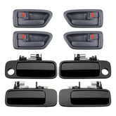 Gledewen exterior front-left door handle for Camry 97-01 with smooth grip.