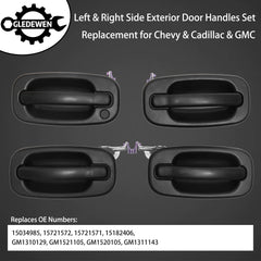 Gledewen exterior door handle rear-right passenger view, reliable performance.