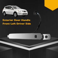 Gledewen exterior handle with button, ready for smart entry compatibility.