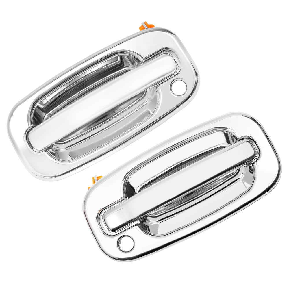 Gledewen front-left chrome door handle, OEM-style replacement for quick installation.