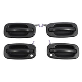 Gledewen front-right exterior door handle with keyhole, durable entry hardware for GM vehicles
