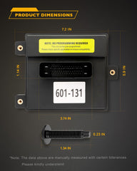 Gledewen module label displays OE numbers for correct fitment reference.