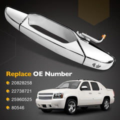 Easy installation-ready door handle designed to fit OEM mounting points.