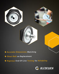Gledewen installation tools setup enables quick, tool-assisted ball joint replacement.