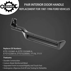 Gledewen interior door handle front-right, smooth OEM-fit replacement