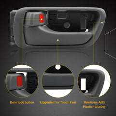 Gledewen interior door handle rear-left for Camry, sturdy and weather-resistant