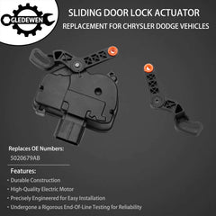 Gledewen right sliding door lock actuator ensures consistent locking performance