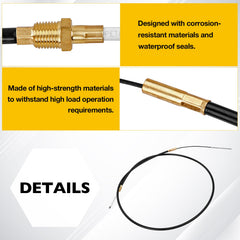 Gledewen shift cable installation process demonstrating easy direct replacement