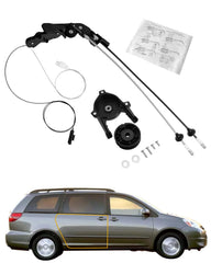 Gledewen sliding door cable system rear-right close-up shows precise OEM-style fit.