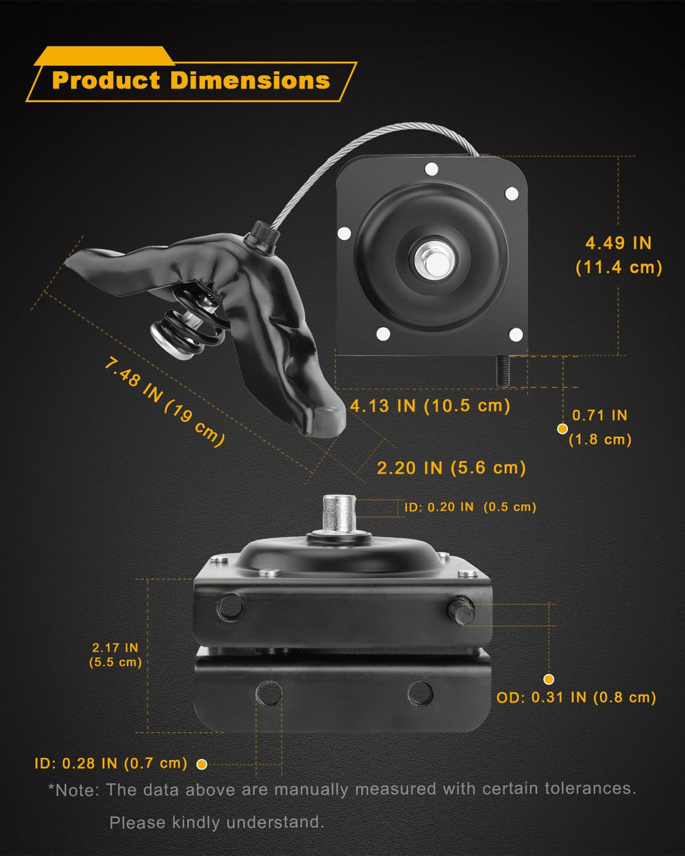 Gledewen lift mechanism offers durable support for tough conditions