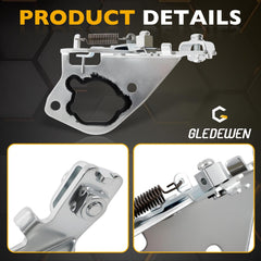 Close-up of Gledewen choke control metal body ready for tough outdoor conditions.