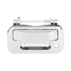 Gledewen chrome tailgate handle outside view with premium gloss