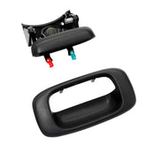 Gledewen tailgate handle latch close-up showing OEM-grade fit for Silverado Sierra