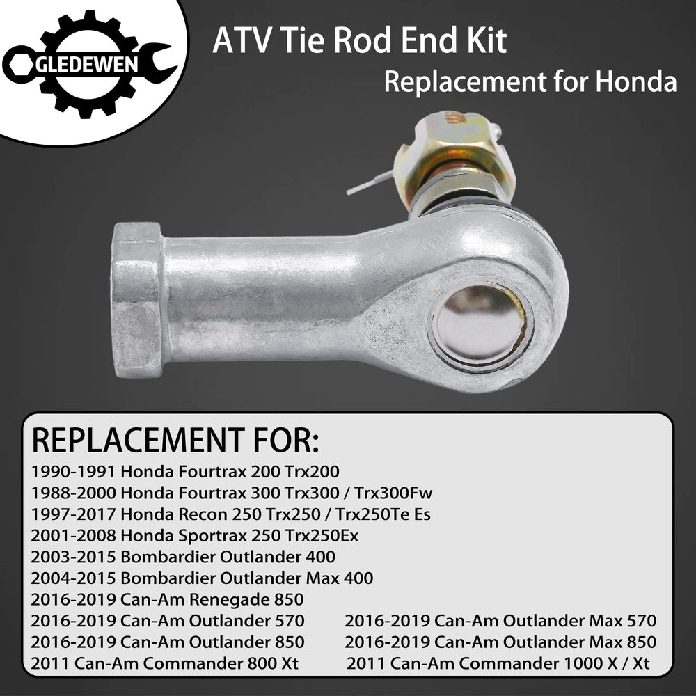 Gledewen tie rod end kit packaging highlighting factory-direct value
