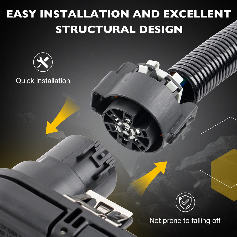 Gledewen cable ties organize wiring for a clean install