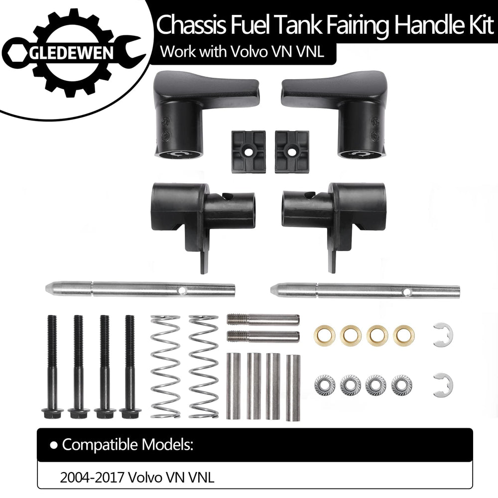Gledewen Volvo VNL fairing base plate, secure fit and alignment.