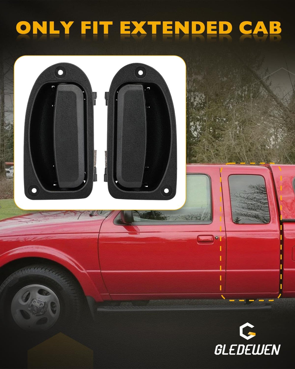 Gledewen warranty seal, 24-month coverage for replacement parts.