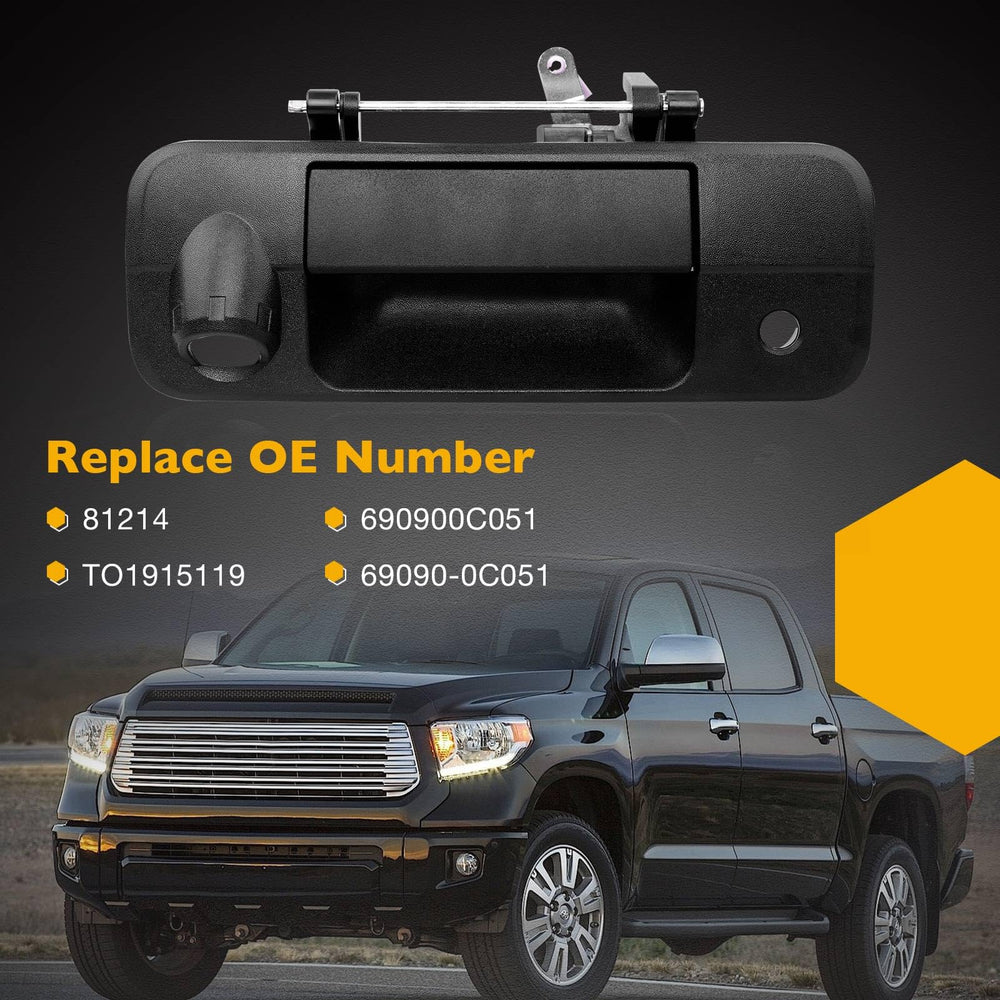 Gledewen weather-resistant tailgate handle for harsh conditions.